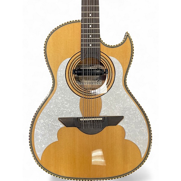Used H. Jimenez LBQ3TLE Natural 12 String Acoustic Guitar