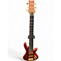 Used Schecter Guitar Research Stiletto Studio 6 String Amber Electric Bass Guitar thumbnail