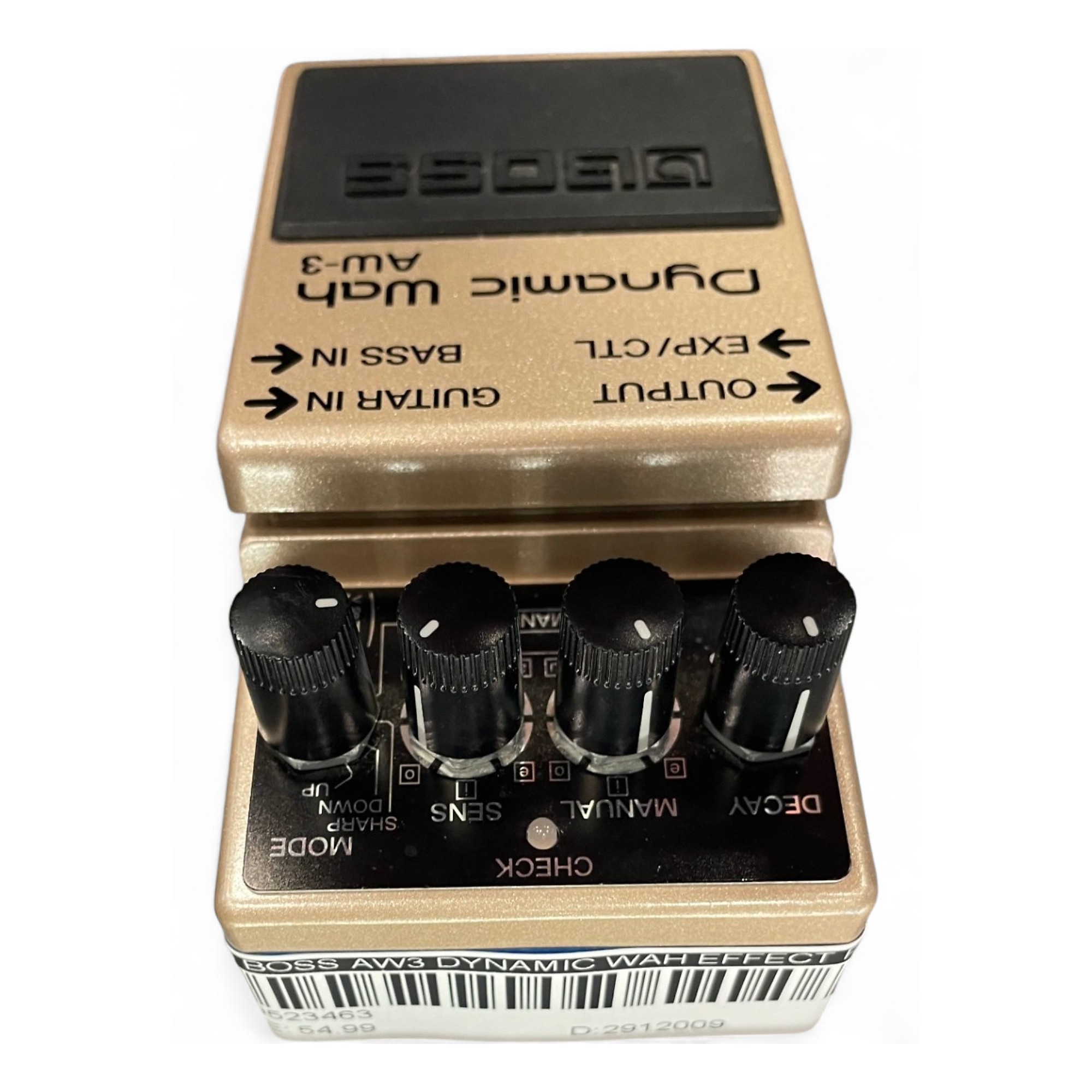 Used BOSS AW3 Dynamic Wah Effect Pedal | Guitar Center