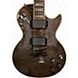 Used Epiphone Prophecy Les Paul Custom Plus Trans Black Solid Body Electric Guitar