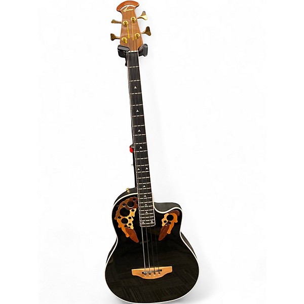 Used Ovation B778 Black Acoustic Bass Guitar