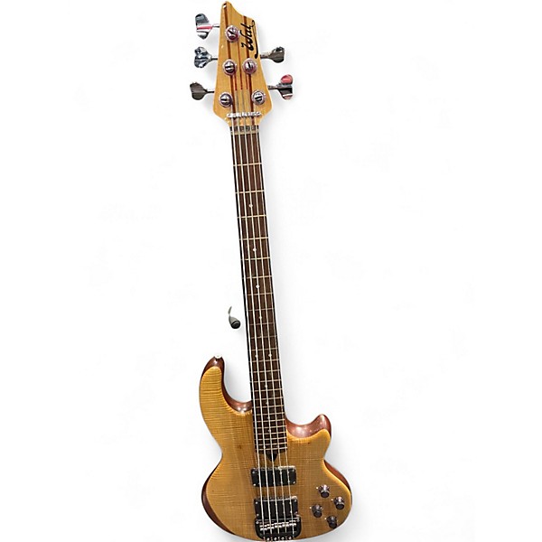 Used Wall W3486 Natural Electric Bass Guitar