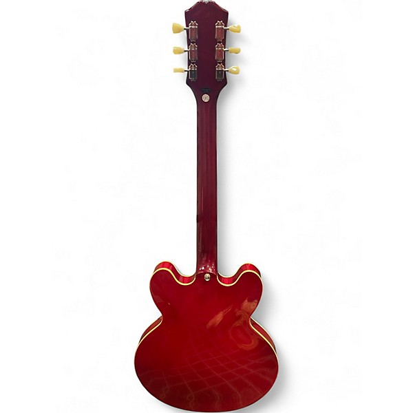 Used Epiphone ES-335 Trans Red Hollow Body Electric Guitar