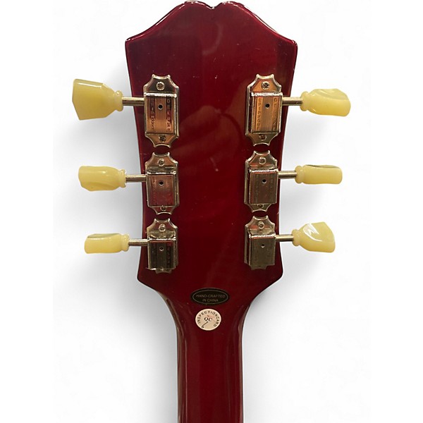 Used Epiphone ES-335 Trans Red Hollow Body Electric Guitar