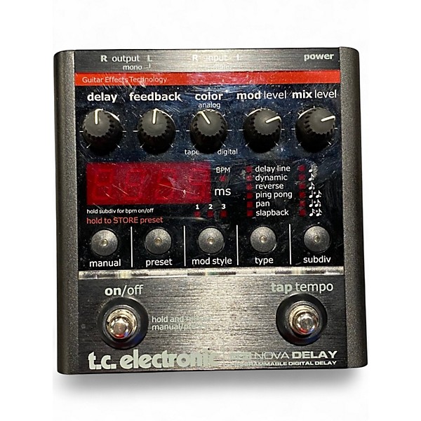 Used TC Electronic ND1 Nova Delay Effect Pedal