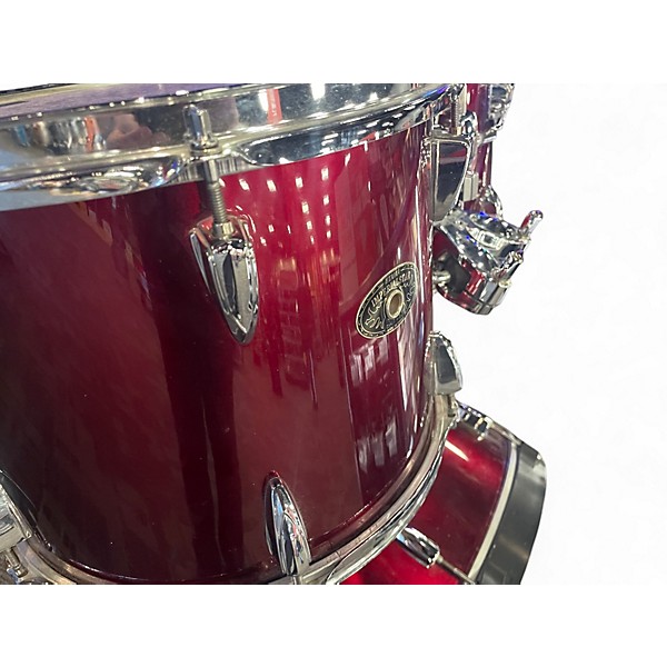 Used TAMA 4 Piece Imperialstar Candy Apple Red Metallic Drum Kit
