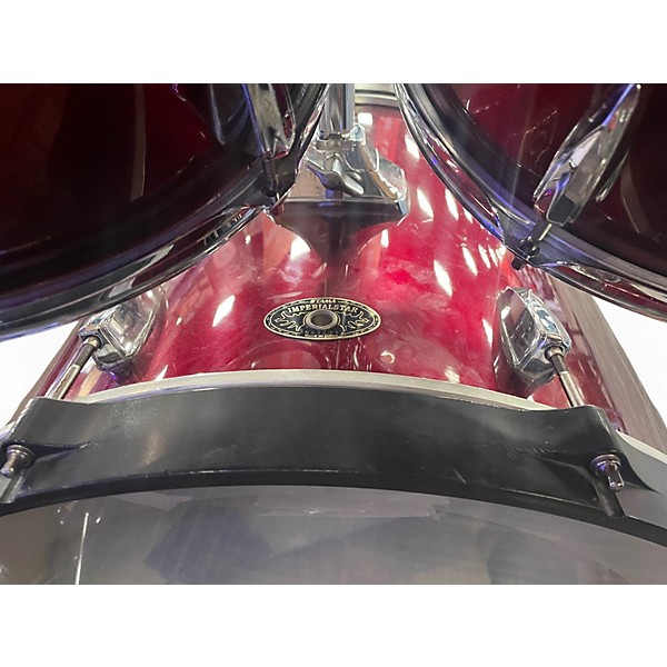 Used TAMA 4 Piece Imperialstar Candy Apple Red Metallic Drum Kit