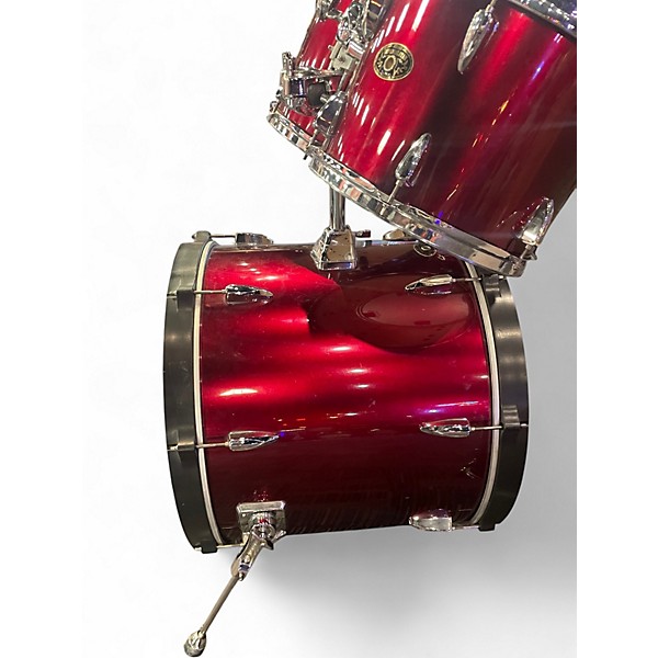 Used TAMA 4 Piece Imperialstar Candy Apple Red Metallic Drum Kit