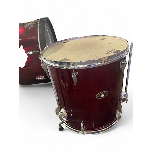 Used TAMA 4 Piece Imperialstar Candy Apple Red Metallic Drum Kit