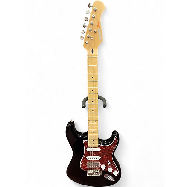 Used Donner Seeker Black Solid Body Electric Guitar