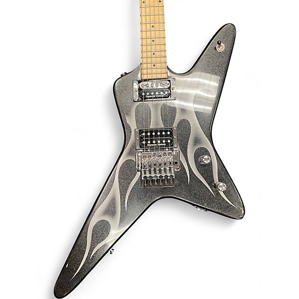 Used Kramer Tracii Guns Gunstar Voyager Metallic Black Solid Body Electric Guitar