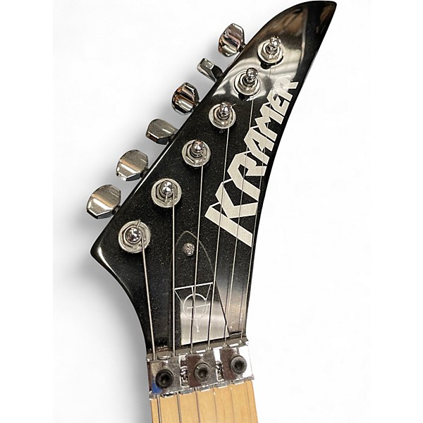 Used Kramer Tracii Guns Gunstar Voyager Metallic Black Solid Body Electric Guitar