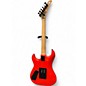 Used Kramer Baretta "Danger Zone" Custom Graphic Warning Tape on White Red Solid Body Electric Guitar