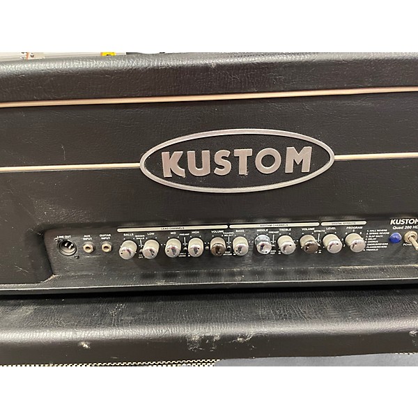 Used Kustom QUAD 200 HD Solid State Guitar Amp Head