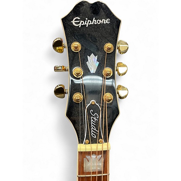 Used Epiphone J200 EC STUDIO LEFTY 2 Color Sunburst Acoustic Guitar