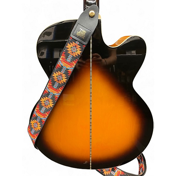 Used Epiphone J200 EC STUDIO LEFTY 2 Color Sunburst Acoustic Guitar