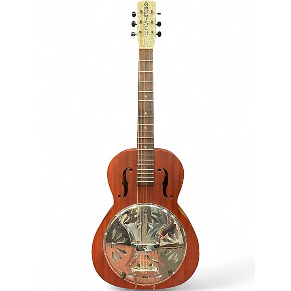 Used Gretsch Guitars G9200 Boxcar Round Neck Natural Resonator Guitar