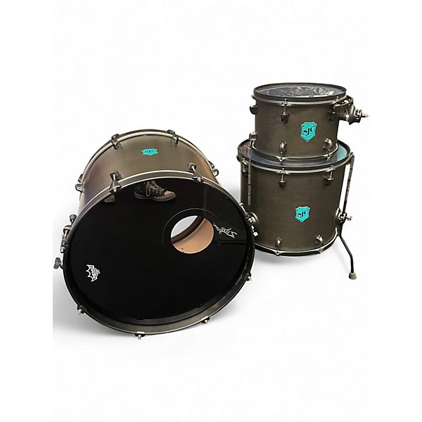 Used SJC Drums 3 Piece PATHFINDER GALAXY GREY Drum Kit