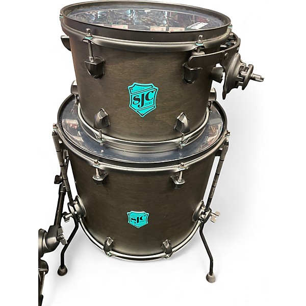 Used SJC Drums 3 Piece PATHFINDER GALAXY GREY Drum Kit