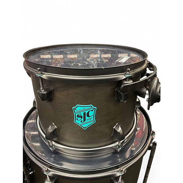 Used SJC Drums 3 Piece PATHFINDER GALAXY GREY Drum Kit