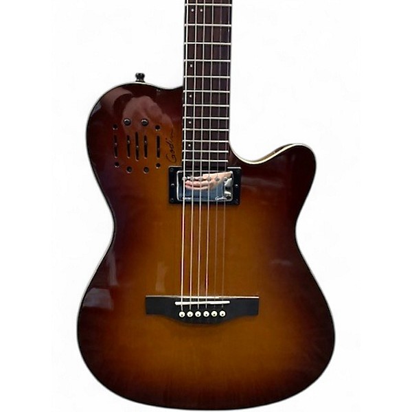 Used Godin A6 Ultra Sunburst Acoustic Electric Guitar