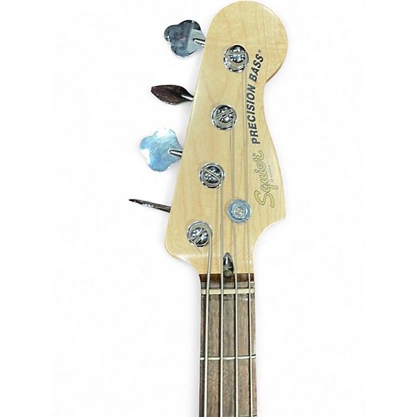 Used Squier Precision Bass 2 Tone Sunburst Electric Bass Guitar