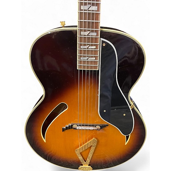 Used Gretsch Guitars G400 Synchromatic 2 Color Sunburst Hollow Body Electric Guitar