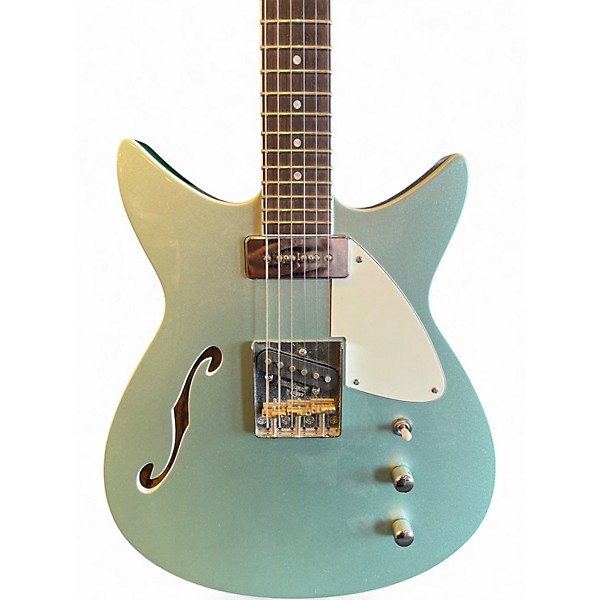 Used 2024 Rivolta DUOCATA CLASSICO Metallic Green Hollow Body Electric Guitar