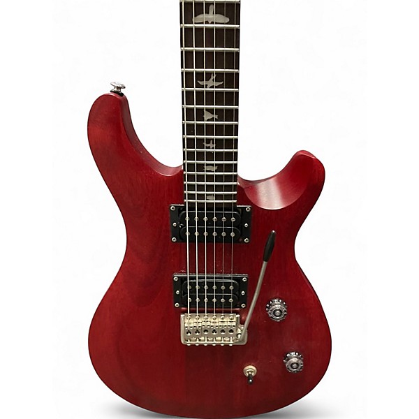 Used PRS SE CE24 Worn Cherry Solid Body Electric Guitar