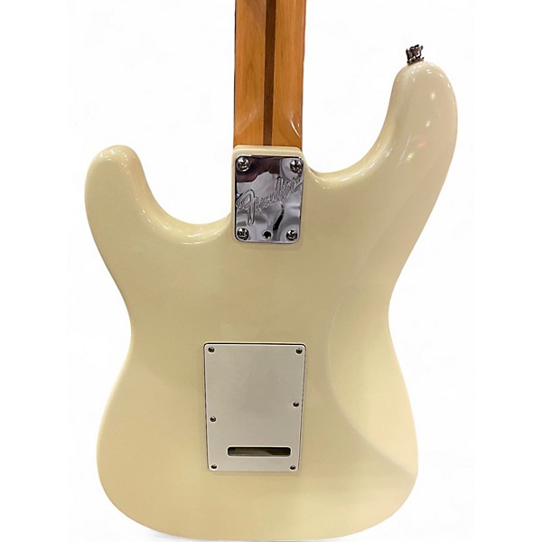 Vintage 1994 Fender Artist Series Jeff Beck Stratocaster Vintage White Solid Body Electric Guitar