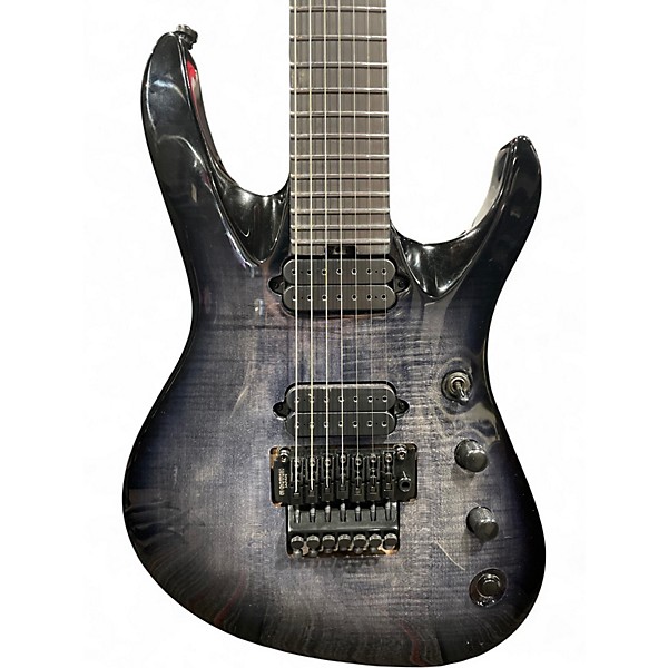 Used Jackson Pro Plus Series Chris Broderick Signature Soloist 7 Trans Black Solid Body Electric Guitar