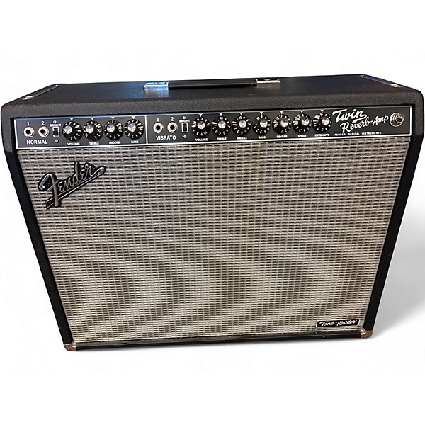 Used Fender Tone Master Twin Reverb 200W 2x12 Guitar Combo Amp