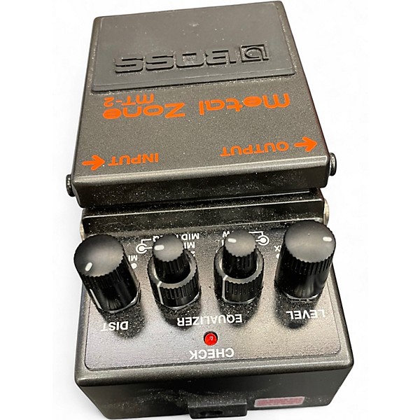 Used BOSS MT2 Metal Zone Distortion Effect Pedal