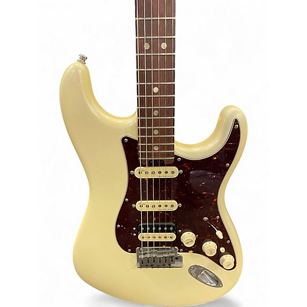 Used Fender American Elite Stratocaster HSS Shawbucker Olympic Pearl Solid Body Electric Guitar