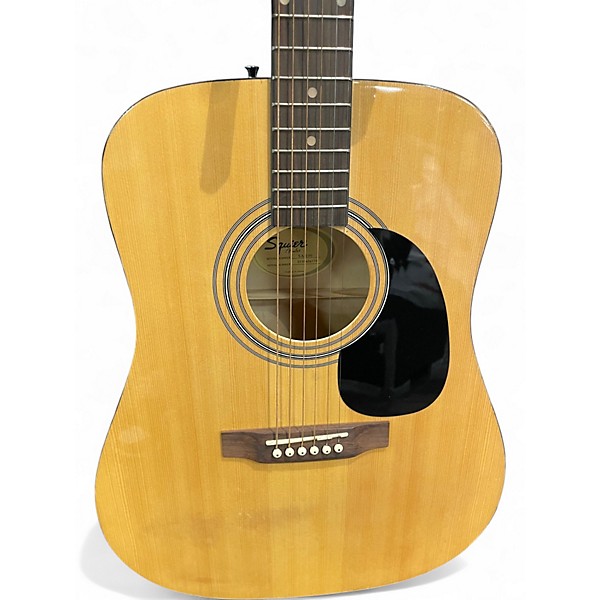Used Squier SA-100 Natural Acoustic Guitar