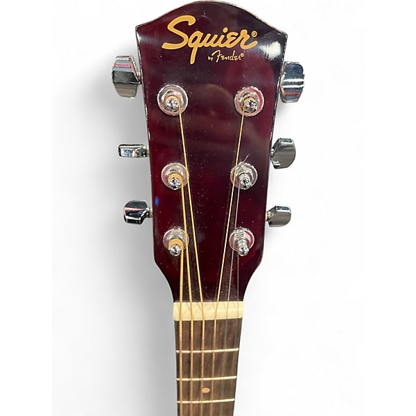 Used Squier SA-100 Natural Acoustic Guitar