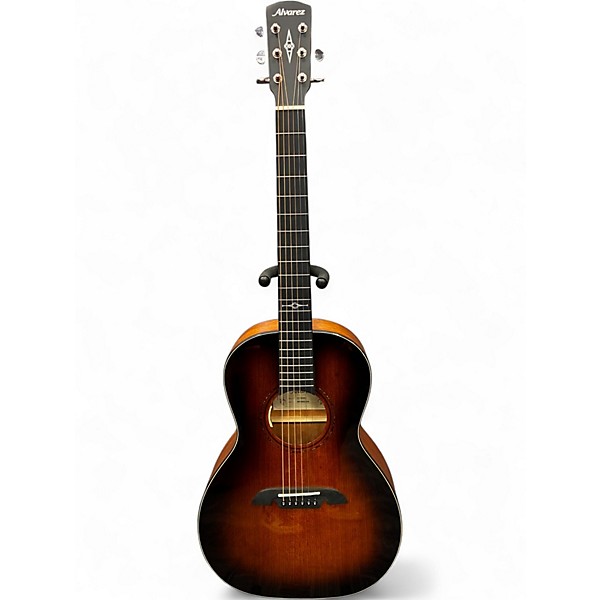 Used Alvarez AMP660ESHB 2 Color Sunburst Acoustic Electric Guitar