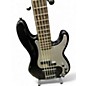 Used Squier Precision Bass Black Electric Bass Guitar