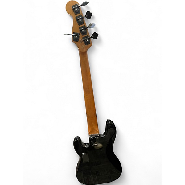 Used Squier Precision Bass Black Electric Bass Guitar
