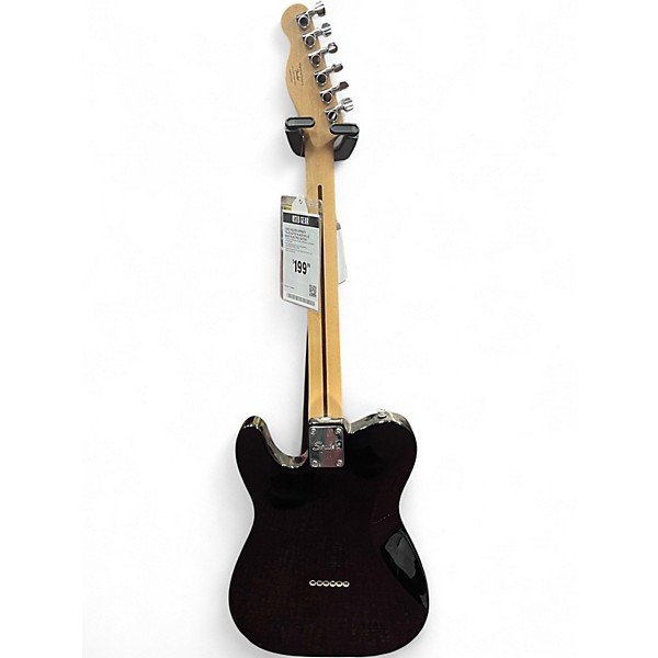 Used Squier Affinity Telecaster Black Solid Body Electric Guitar