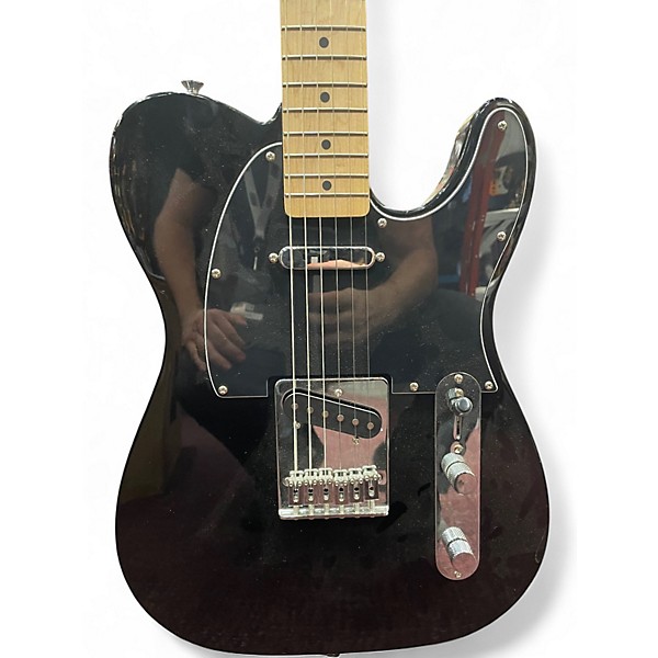 Used Squier Affinity Telecaster Black Solid Body Electric Guitar