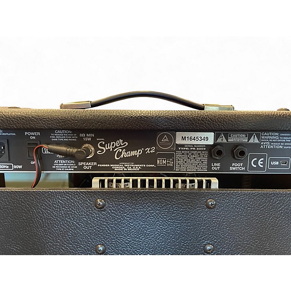 Used Fender Super Champ X2 15W 1x10 Tube Guitar Combo Amp