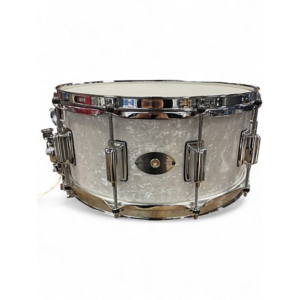 Used Rogers 14X6.5 DYNA-SONIC MARINE PEARL Drum