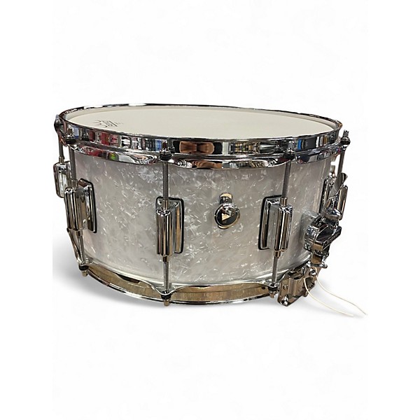 Used Rogers 14X6.5 DYNA-SONIC MARINE PEARL Drum