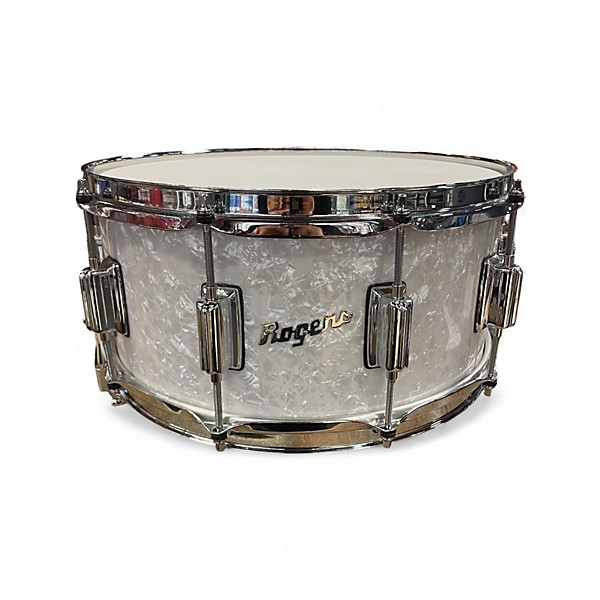 Used Rogers 14X6.5 DYNA-SONIC MARINE PEARL Drum