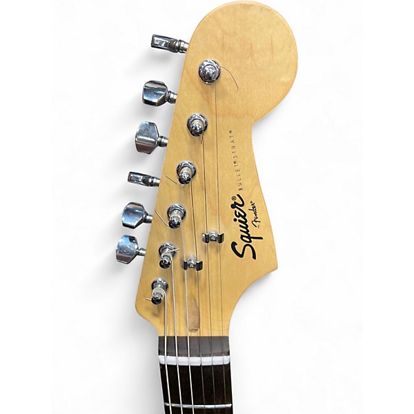Used Squier Bullet Stratocaster Brown Sunburst Solid Body Electric Guitar
