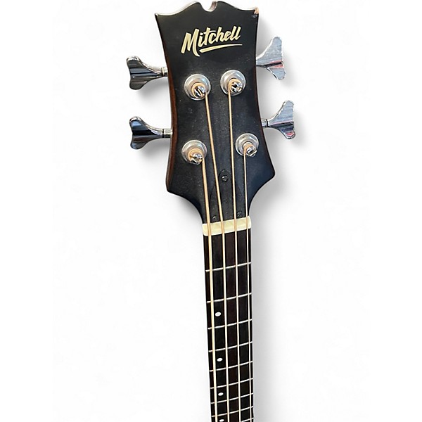Used Mitchell T239BCE-BST Acoustic Bass Worn Brown Acoustic Bass Guitar