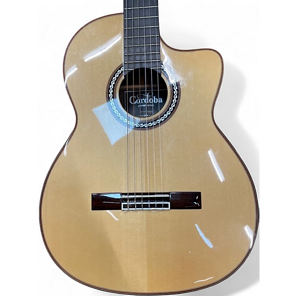 Used Cordoba GK Pro Negra Natural Classical Acoustic Electric Guitar