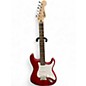 Used Squier STRATOCASTER HT Crimson Red Solid Body Electric Guitar thumbnail