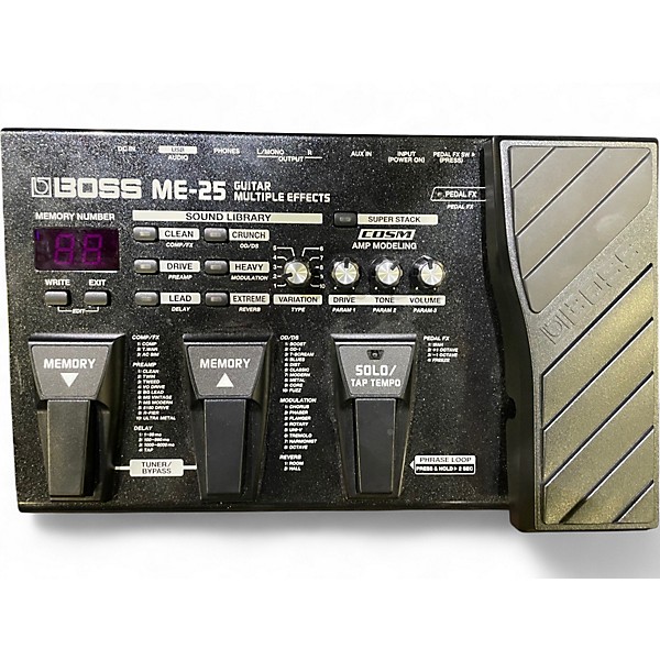 Used BOSS ME25 Guitar Multi Effect Processor